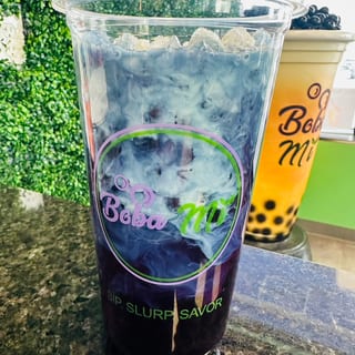 Blue Thai Tea Milk