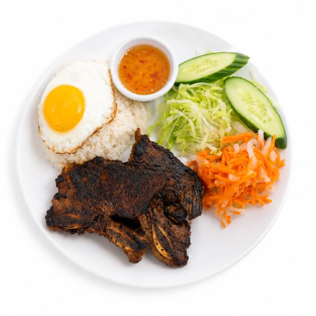 Beef Short Ribs Rice Plate.
