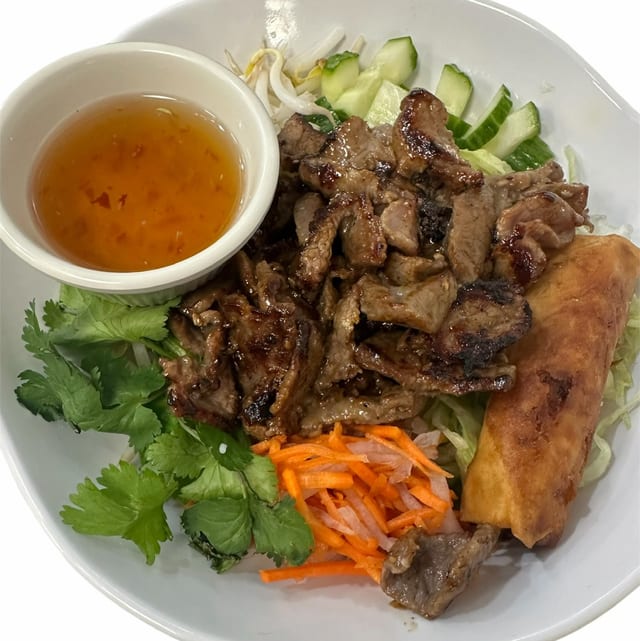 Grilled Pork Noodle Bowl.