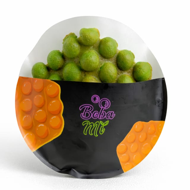 Pandan Bubble Waffle.