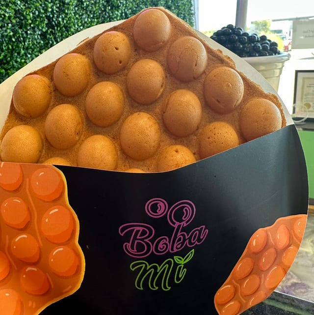 Vanilla Bubble Waffle.